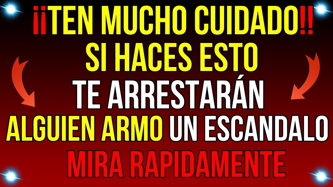 ¡ADVERTENCIA! Si haces esto, te ARRESTARÁN...| Mensaje de Dios de hoy | #god #godmessage