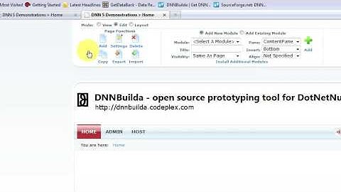 DNNBuilda Demo 3 - Using The Form Pattern