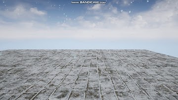 Unreal 4 - realistic shader - accumulated snow