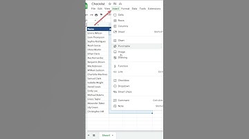 Online Checklist in Google Sheets - Checkbox with automatic Count #gsheets #shorts