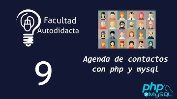 Agenda de contactos con php y mysql | Insertar Categorías. Cap 9