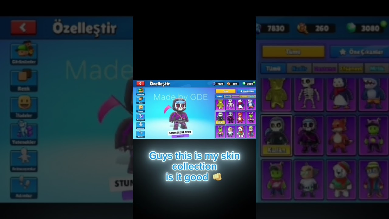 My skin collection🔥🔥