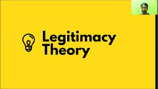 Legitimacy Theory