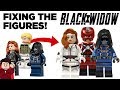 "Fixing" the LEGO Black Widow Movie Minifigures