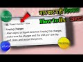 Unplug charger alien object or liquid detected realme problem! Unplug charger alien object or liquid
