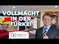 Vollmacht in der Türkei