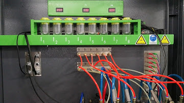 EPS916G testing 6pcs common rail injectors at the same time