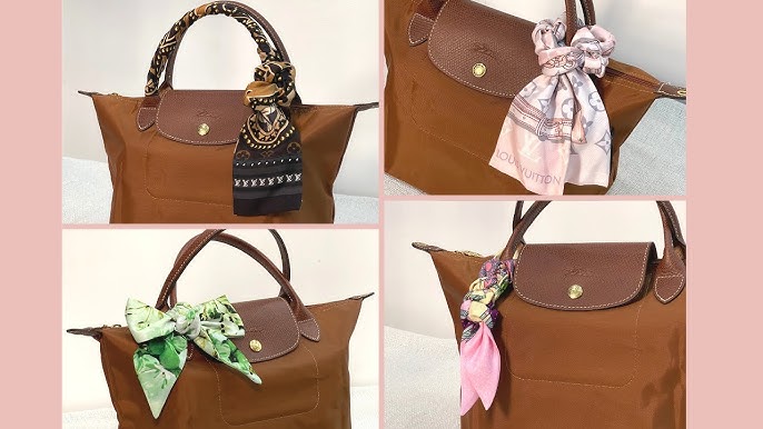 How to use twillies wrap your bag handle#fashion #twilly #scarf #scarv