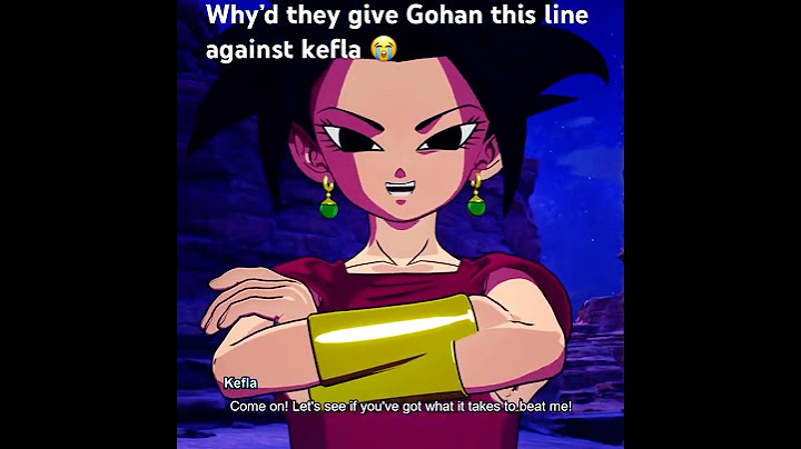 I swear it’s not edited this time guys 😭 try it yourselves #sparkingzero #dbz #kefla #gohan #shorts