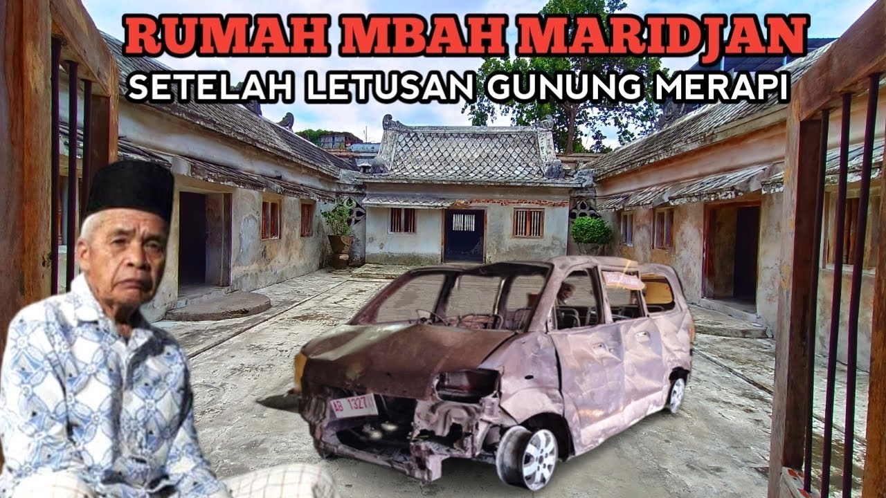 Kondisi Rumah EMBAH MARIDJAN Setelah Letusan Gunung Merapi 15 Tahun Yang Lalu Hanya Ini Yang Tersisa