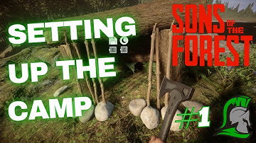 Getting started in Sons of the Forest! - Ep1 (Sons of the Forest Gameplay)