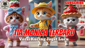 Kucing Joget Lucu Terbaru Asik !|Dancing Cat Goes Wild to "Tia Monica #tiamonika #dektiamonica #cat