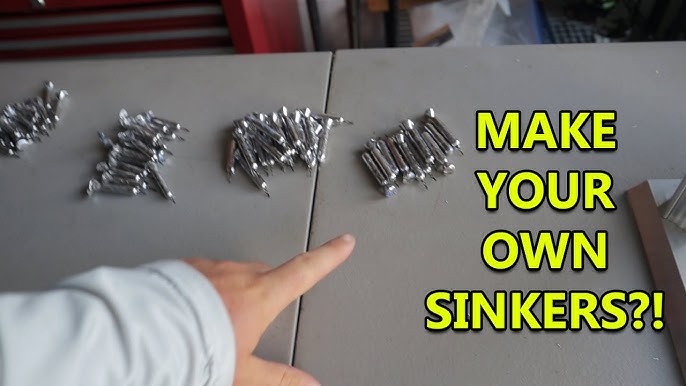 Do-it Removable Split shot Mold! How to Make Fishing Sinkers. 