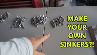 How to Make Dropshot Sinkers for Fishing! DO IT MOLDS! (Pouring