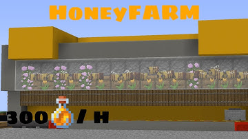 Minecraft Honey Farm Tutorial - Fully Automatic - 1.15/1.16