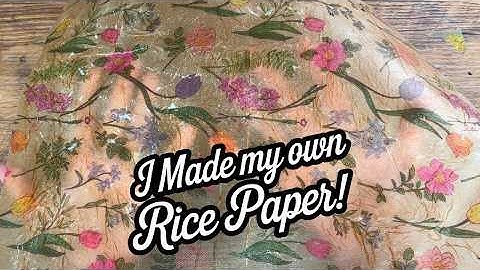 How to Make Rice Paper at Home - DIY Tutorial