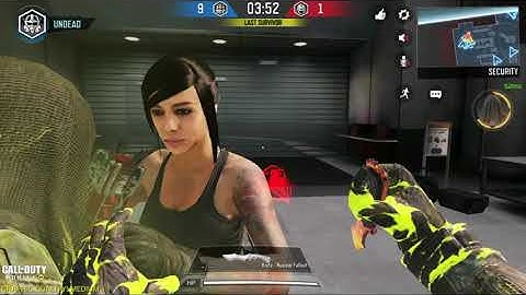 CALL OF DUTY MOBILE:ATTACK OF THE  UNDEAD TERMINAL MAP GAMEPLAY|COD