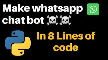 Whatsapp Chat Bot with python | In 8 lines code | Whatsapp Spam message bot