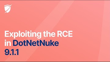 Demo: Remote Code Execution in DotNetNuke 8.0.4