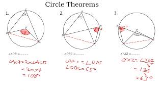 CIRCLE ⭕ THEOREMS PART 1