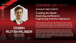 #HITB2023HKT D1T1 - Analyzing And Reverse Engineering Antivirus Signatures - Dobin Rutishauser