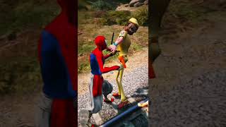 GTA V:Spider-Man India Saving Motu Patlu Forum ThoMarch The Train #shorts #trains