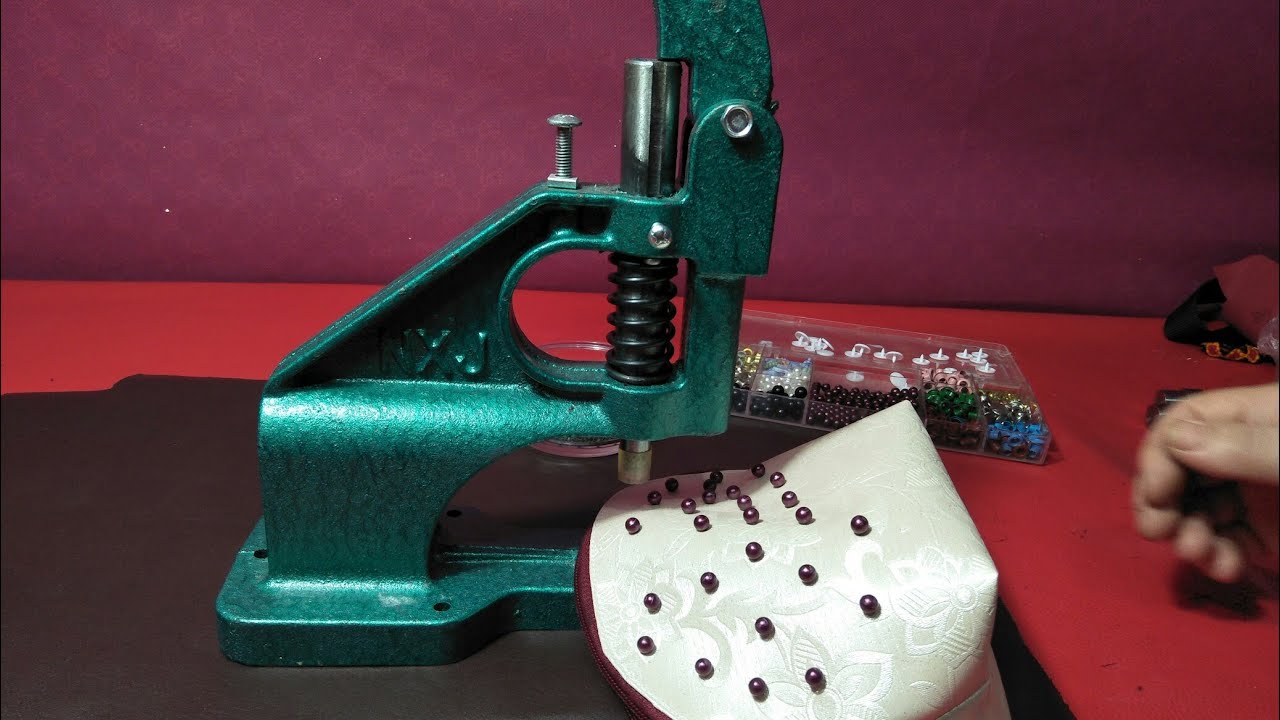 طريقة تركيب اللؤلؤ اوليبول بآلة الكبس بكل سهولة لمشروع ناجح