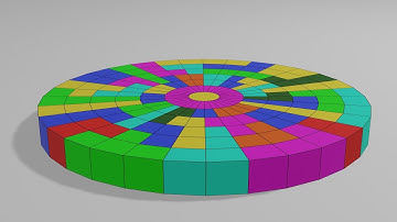 Circular table tetris looking around Animation #cg #3d #animation #blender #blender3d #3dmodeling