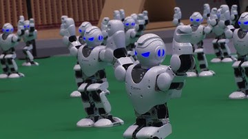 Huawei MBBF 2016: Dancing Robots from UBTECH & Huawei