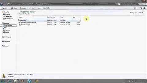 Create Website Folder Structure