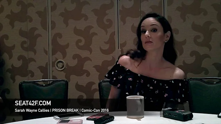 Sarah Wayne Callies PRISON BREAK Interview Comic C...