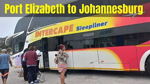 Bus travel | Port Elizabeth to Johannesburg, South Africa | Intercape