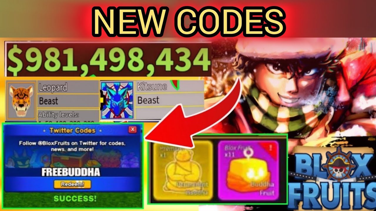 UPD 🔥 ROBLOX BLOX FRUITS CODES 2024 BLOX FRUITS CODES 2024 CODES