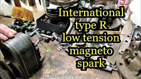 International type R Low Tension Magneto SPARK do you see it