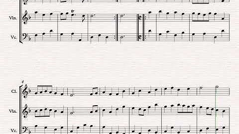 Menuet & Bourrée From Music for the Royal Fireworks Arranged for Clarinet, Violin and Cello Trio