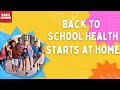 Back to school health starts at home  docs outside the box