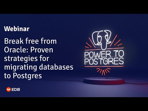 Break free from Oracle: Proven strategies for migrating databases to Postgres