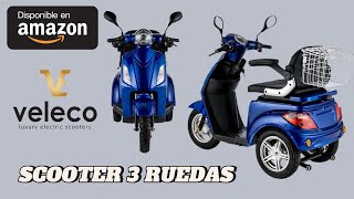 VELECO ZT15 - Scooter de movilidad de 3 ruedas