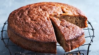 One-bowl banana cake -