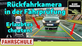 So fährst du die Grundfahraufgaben mit der Rückfahrkamera! Erlaubtes Cheating  auch in der Prüfung!