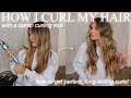 HOW I CURL MY HAIR—with a clamp curling iron! || perfect + long lasting