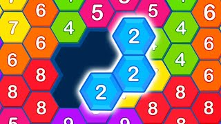 Hexa Block Puzzle - Merge Game Gameplay Android screenshot 4