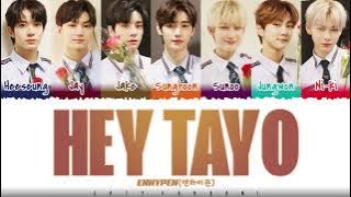 ENHYPEN X TAYO - 'HEY TAYO' (Tayo Opening Theme Song) Lyrics [Color Coded_Han_Rom_Eng]