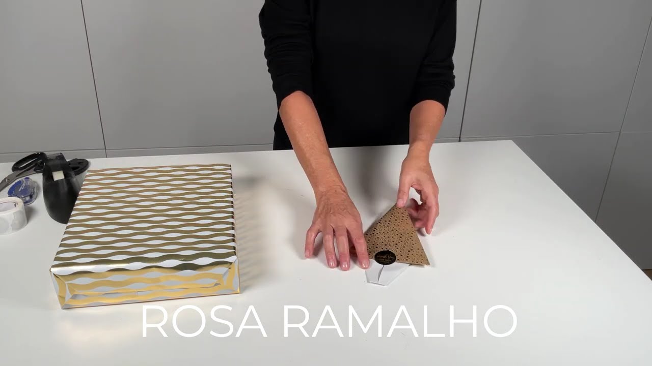 How to Wrap a box ORIGAMI #giftwrappingtutorial - YouTube