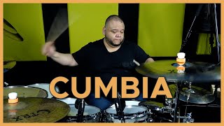 Vignette de la vidéo "🔴 🟡 🟢 CUMBIA en batería"