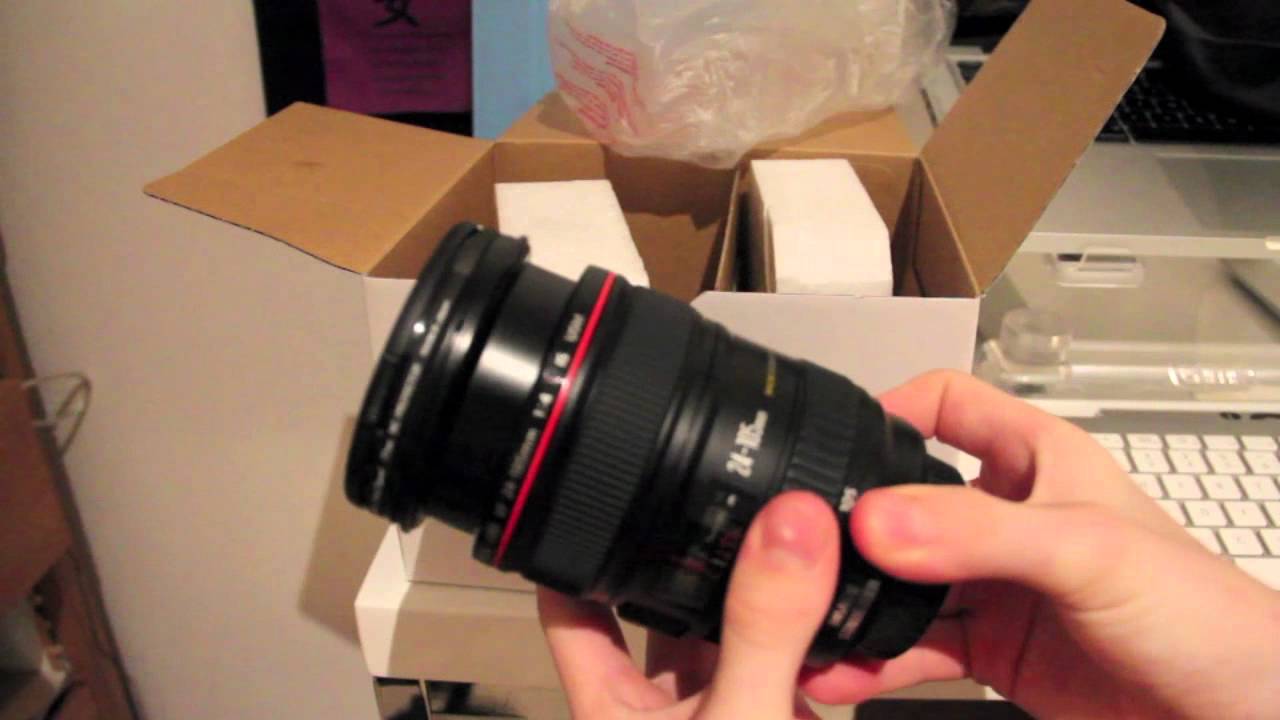 Canon 24105mm Lens Unboxing YouTube