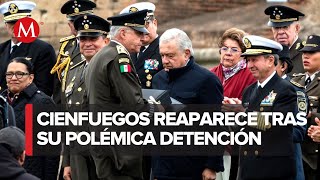 AMLO entrega presea a Salvador Cienfuegos y Enrique Cervantes