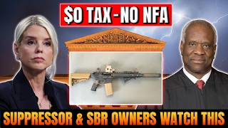 BREAKING! The $0 Tax Just Broke the NFA Foundation! Suppressor &amp; SBR Tax Block Now Has Court Backing