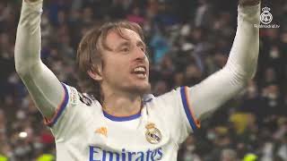 Así, así, así gana el Madrid. Luka Modrić chant.