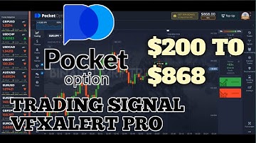 Pocket Option Trading Signal VfxAlert Pro - $200 to $868 - Best vfxAlert pro 2023